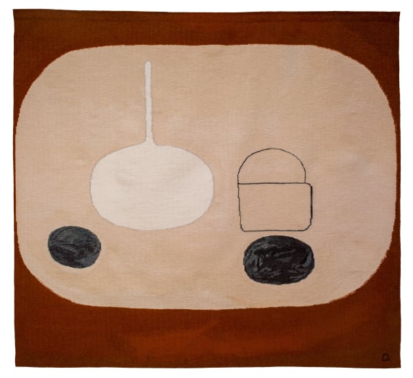 William Scott, Tapestry of 'Still Life made Oval'
