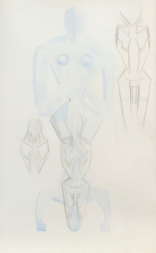 Jacob Epstein, Studies for 'Rock Drill', 1913, c.