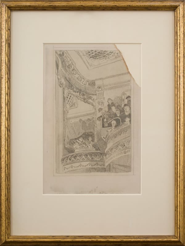 The Old Bedford (The Large Plate), c. 1908 Etching, drypoint and engraving on wove paper laid on board Plate: 27.8 x 18 cm / 11 x 7 1/8 in Sheet: 32.4 x 22.9 cm / 12 3/4 x 9 in First state (of thirteen); Unique proof £2,000 + 5% UK import