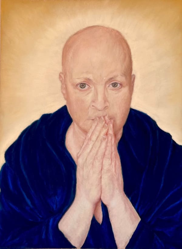 Arlene Fleming "Who Am I?", 2023 Chalk pastel on pastel card 49 x 39 cm 19 1/4 x 15 3/8 in