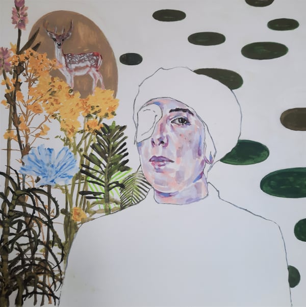 Barbara Bonfilio, Self Portrait with bandaged eye