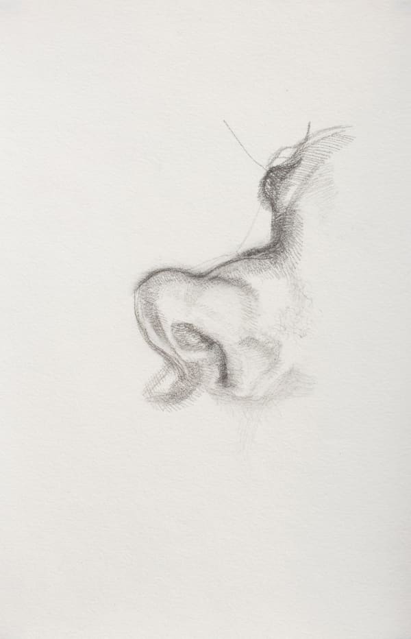 Lucian Freud, Nose (Janey Longman), 1986, c.