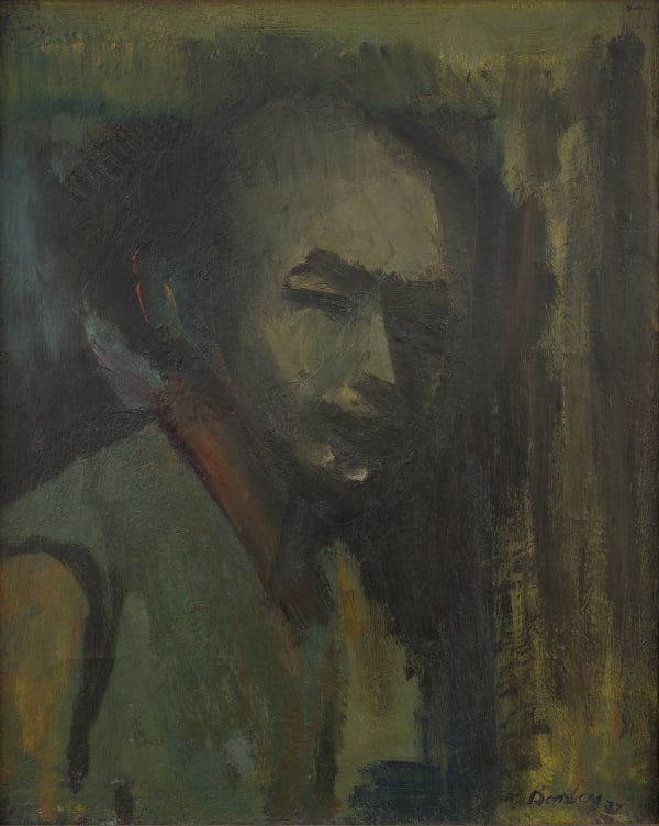 David Bomberg, Self-Portrait (Green Theme), 1937