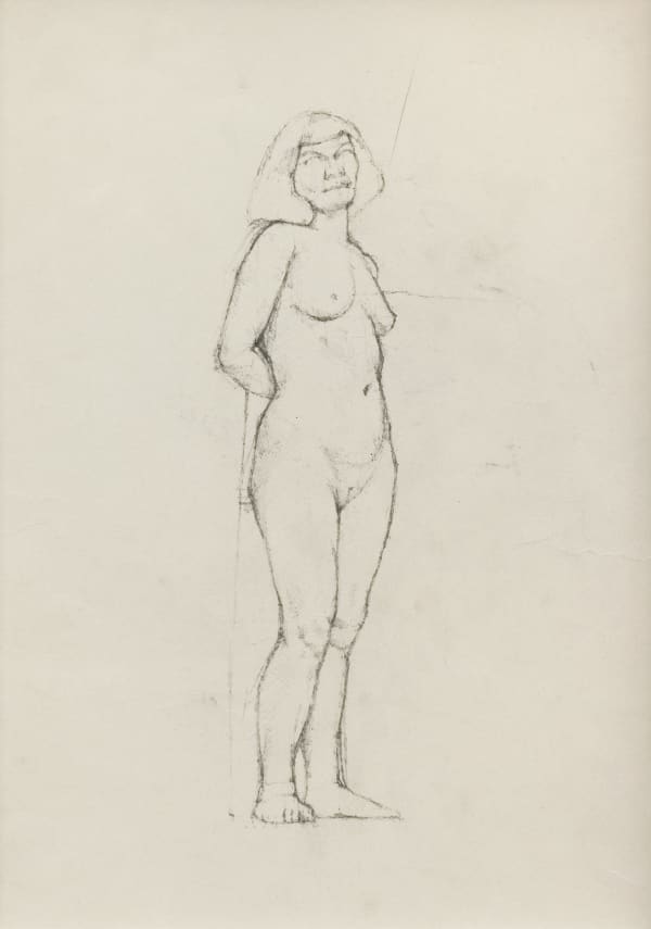 Euan Uglow, Standing Female Nude, 1950–60, c.