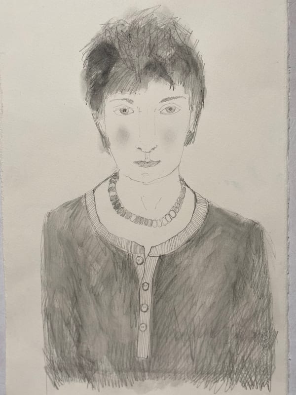 Jill Leman Rose, 2022 Pencil on paper 40 x 28 cm 15 3/4 x 11 in