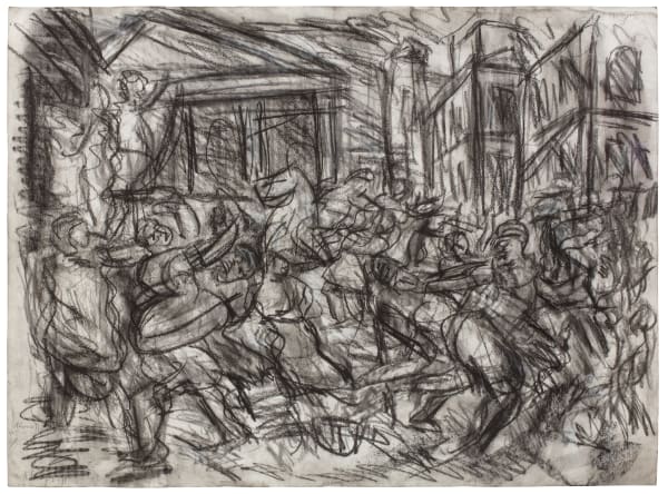Leon Kossoff, The Rape of the Sabines No. 4, 1995