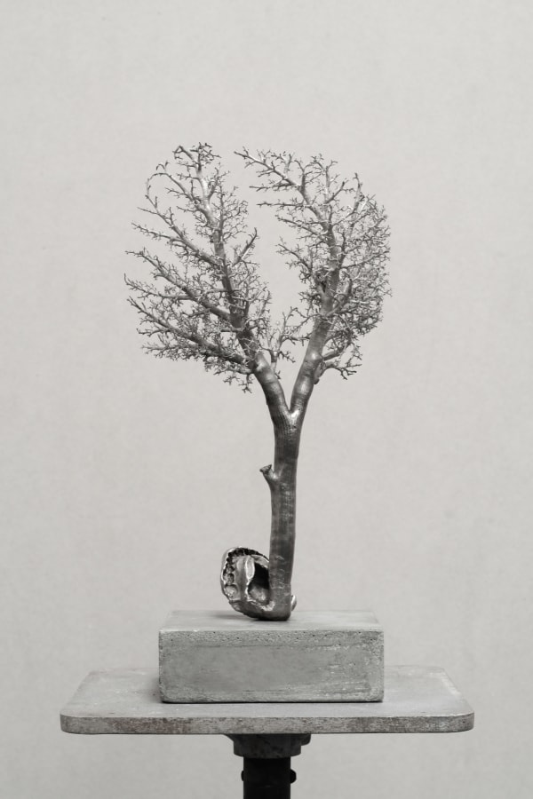 Alexi Williams Inner Self II, 2023 Wood, metal, jesmonite, aluminium and steel 161 x 66 x 65 cm 63 3/8 x 26 x 25 5/8 in