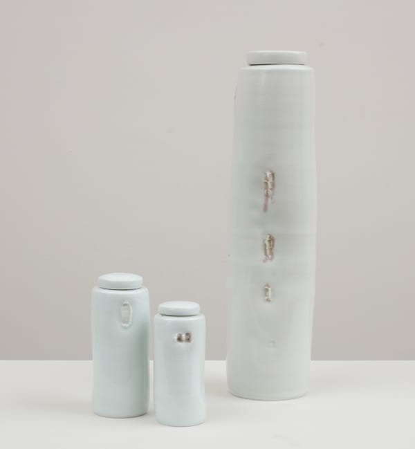 Edmund de Waal, Three Porcelain Vessels, 1990 c.