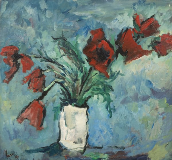 Leslie Marr, Still Life with Poppies
