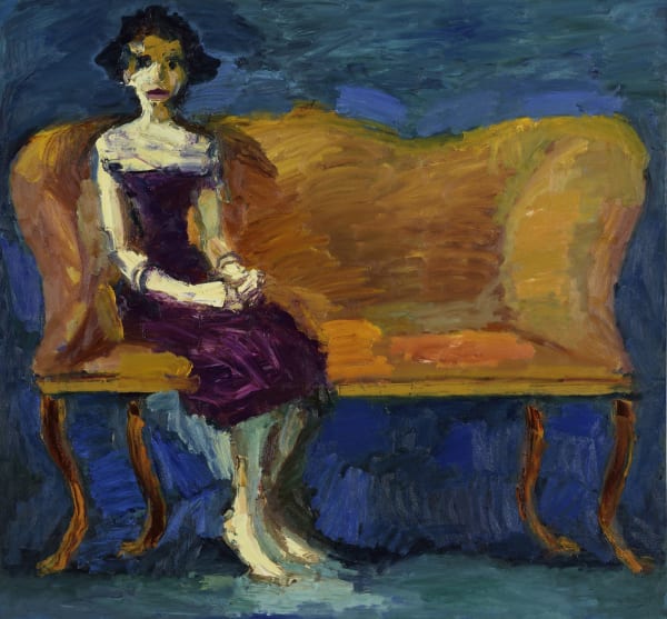 Thomas Newbolt, Figure (Yellow Sofa), 2015