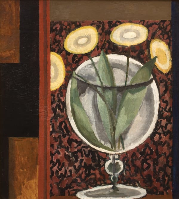 Duncan Grant, Flowers in a Glass Vase, 1917-18 c.