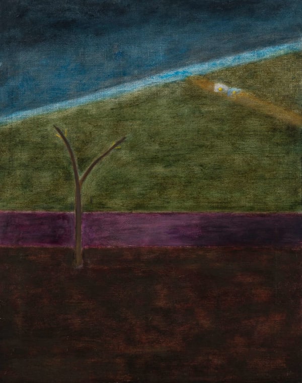Craigie Aitchison, Landscape with Trees, 1971, c.