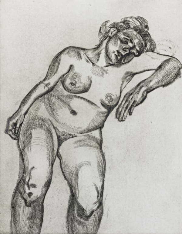 Lucian Freud, Blond Girl, 1985