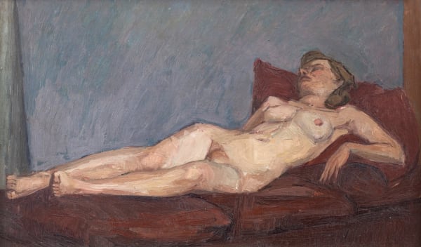 Euan Uglow, Reclining Nude, 1952
