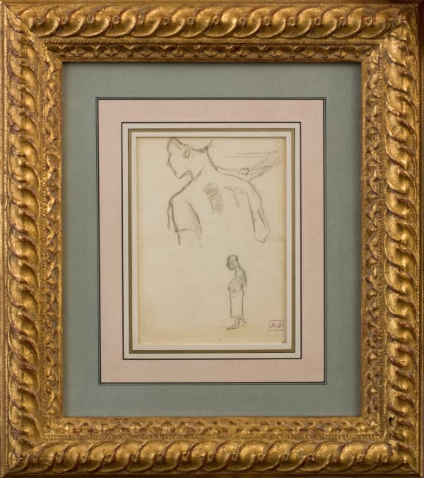 Paul Gauguin, Double-sided sheet of studies of Martiniquais figures, 1887