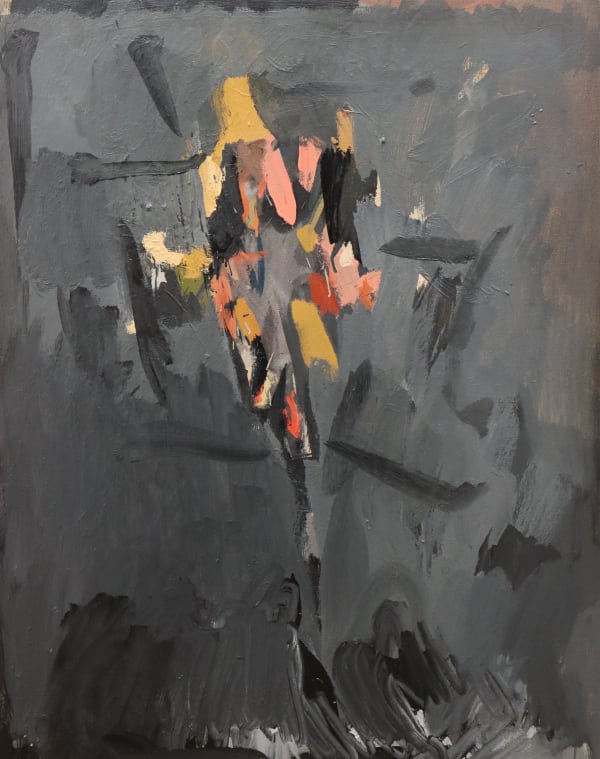 David Dipré Encounters in Space , 2023 Acrylic and oil on canvas 102 x 81.4 cm 40 1/8 x 32 in