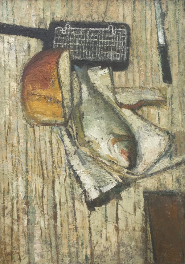 table-top still life oil painting by Peter Coker
