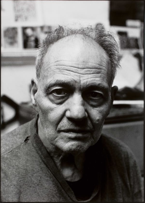 Nicola Bensley, Frank Auerbach in his studio (1), 2015