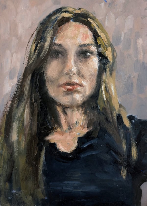 Ingrid Brown Self, Daylight, 2025 Oil on Board 42 x 30 x 1 cm 16 1/2 x 11 3/4 x 3/8 in