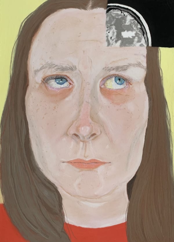 Melissa Speed Something on My Mind, 2023 Pastel 40 x 30 cm 15 3/4 x 11 3/4 in