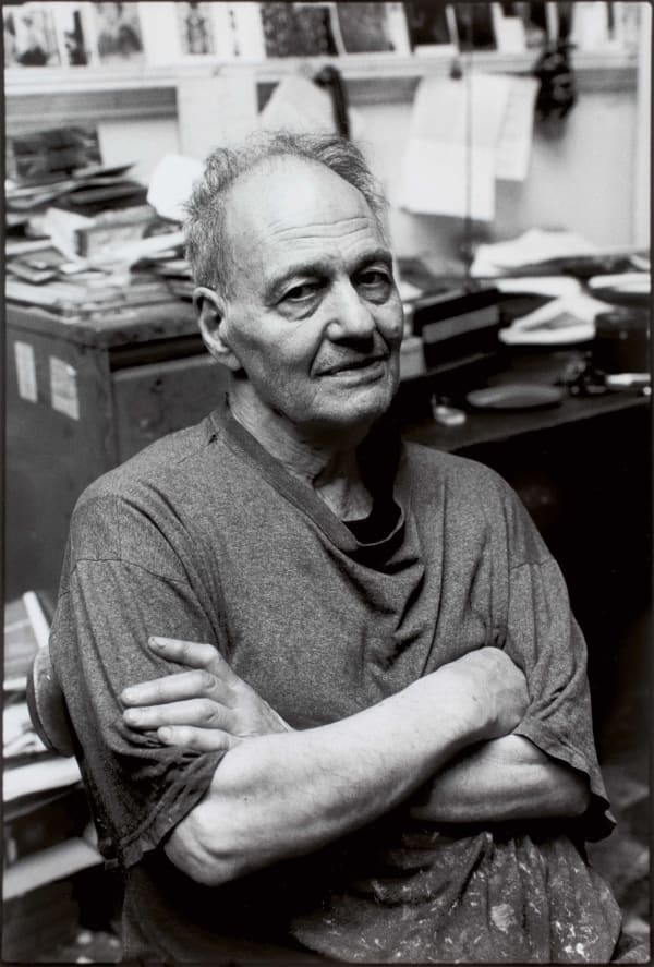 Nicola Bensley, Frank Auerbach in his studio (5), 2015