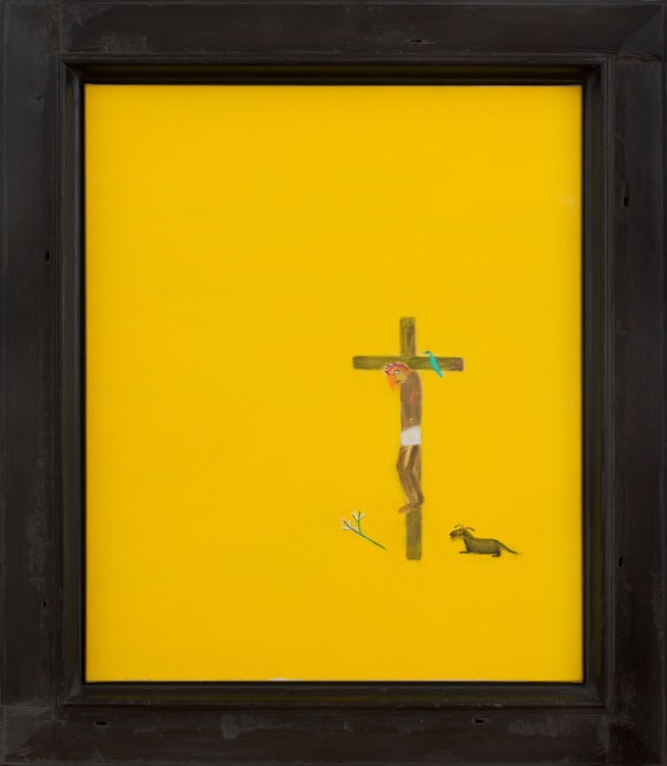 Craigie Aitchison Crucifixion, 1997 Oil on canvas 49 x 59.5 cm | 19 1/4 x 23 3/8 in