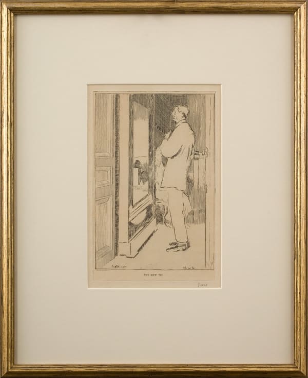 The New Tie, 1922 Etching on laid paper Plate: 27 x 17.4 cm / 10 3/4 x 6 7/8 in Sheet: 38.2 x 26.2 cm / 15 x 10 1/4 in Second state (of two) £2,000 + 5% import