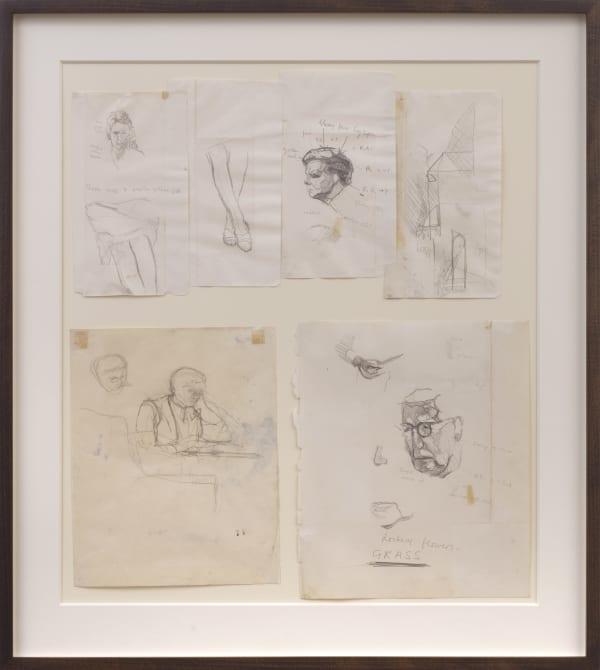Michael Andrews, Group of Studies for 'The Family in the Garden', 1960
