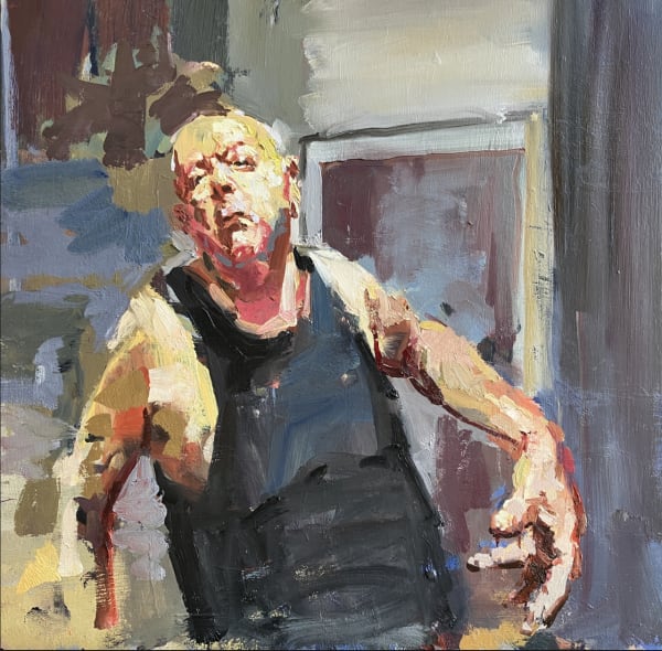 Philip Tyler Remnant, 2025 Oil on Board 40 x 40 x 0.3 cm 15 3/4 x 15 3/4 x 1/8 in