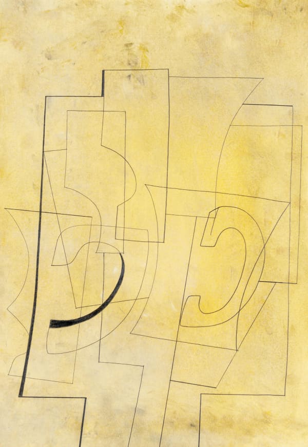 Ben Nicholson, Nov 23-51 (Still Life on a Yellow Ground), 1951