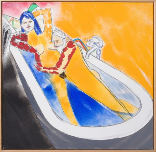 R. B. Kitaj, Los Angeles No. 11 (Bathtub), 2002-04