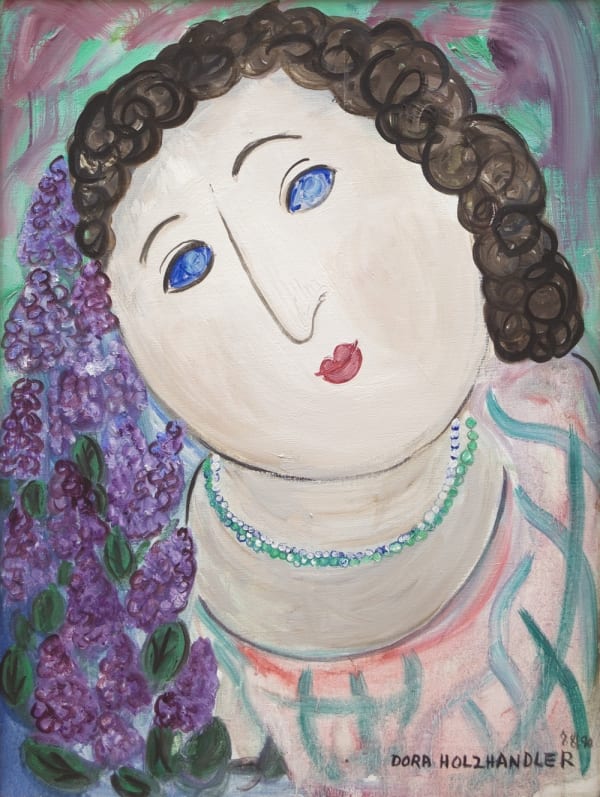 Dora Holzhandler - Self-Portrait, c.1988-90