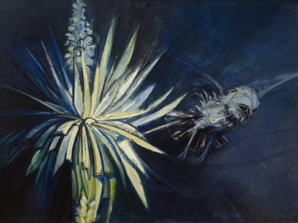 Edward Middleditch, Owl and Cactus, 1958