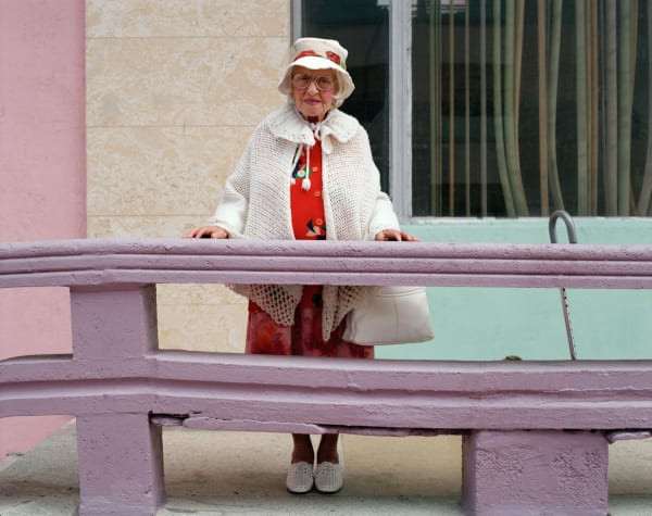 Untitled (Woman on Purple Porch)