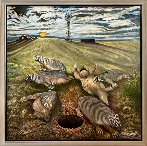 A Huddle of Badgers