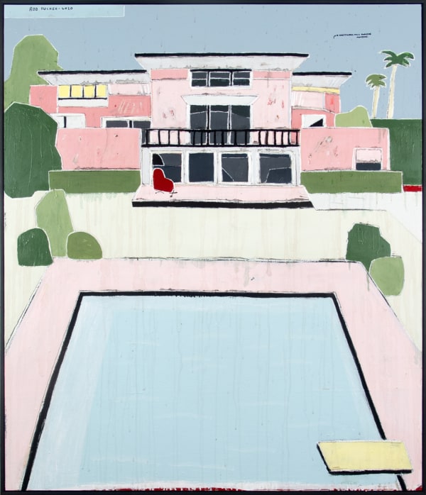 Rob Tucker, A Hollywood Hills Poolside Mansion, 2020