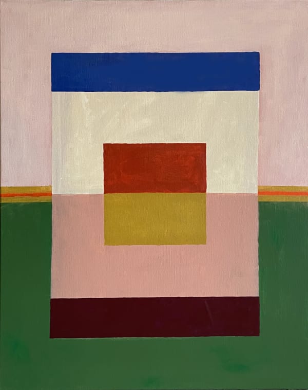 Ces McCully, Pink, green and gold in Libra, 2021