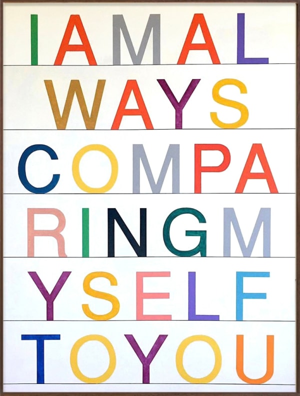 Rachael McCully, I am always comparing myself to you, 2020