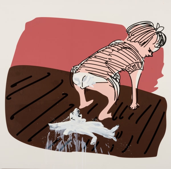 Tala Madani, Mirror Stage, 2013