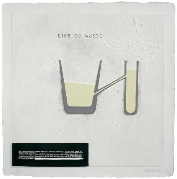 Julião Sarmento, Time to Waste, 2007