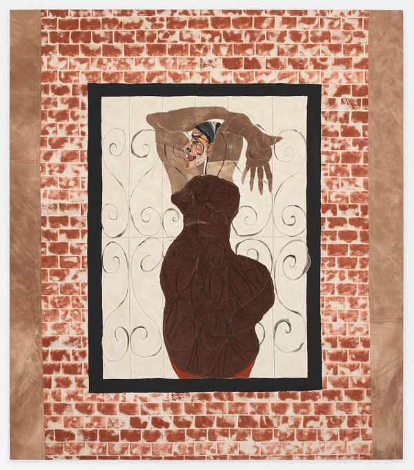 Tschabalala Self, Window, 2019