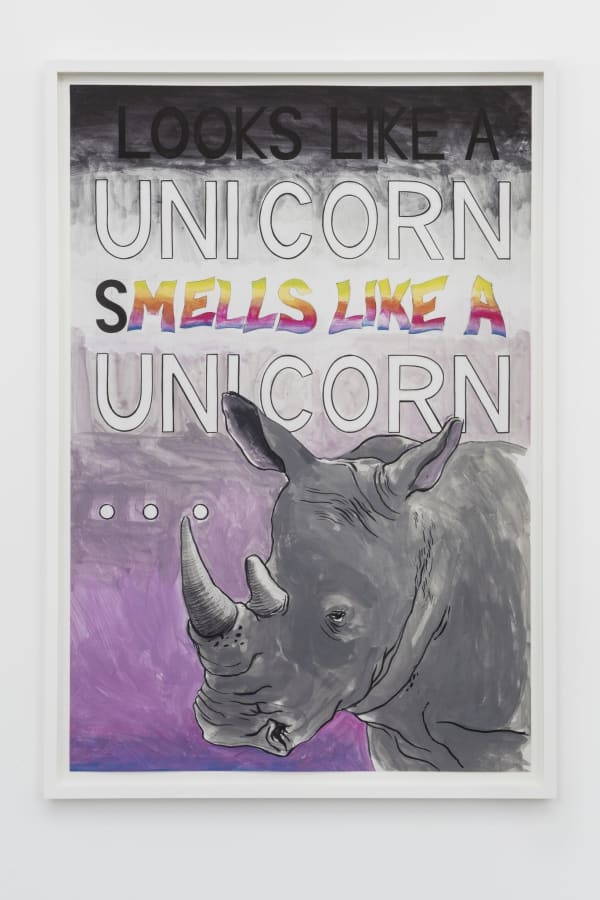 Charles Avery, Looks like a unicorn smells like a unicorn ..., 2016
