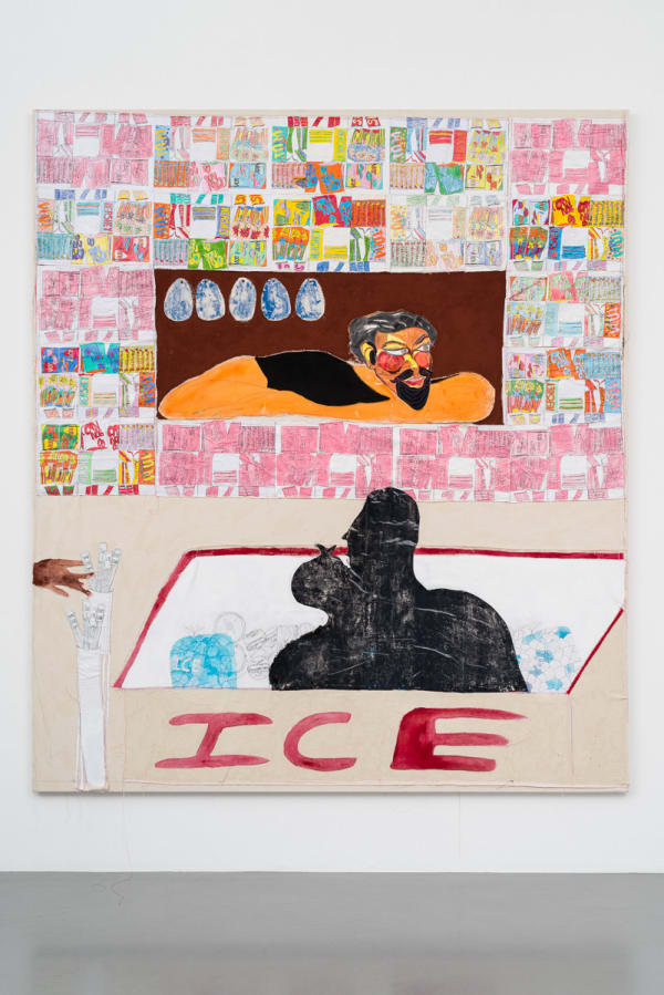 Tschabalala Self, Habibi Papi, 2017