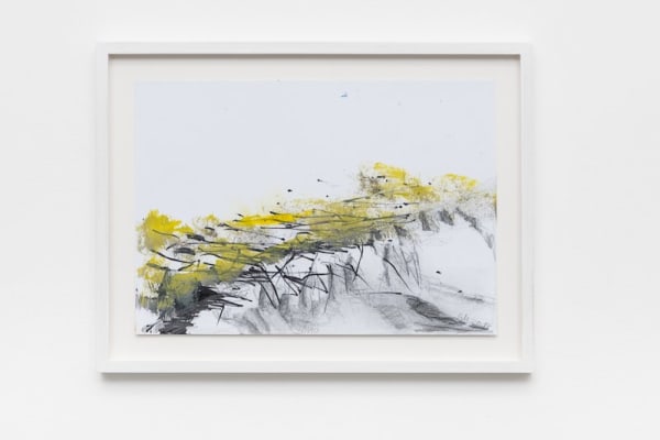 Sabine Moritz, Field II (yellow/grey), 2017