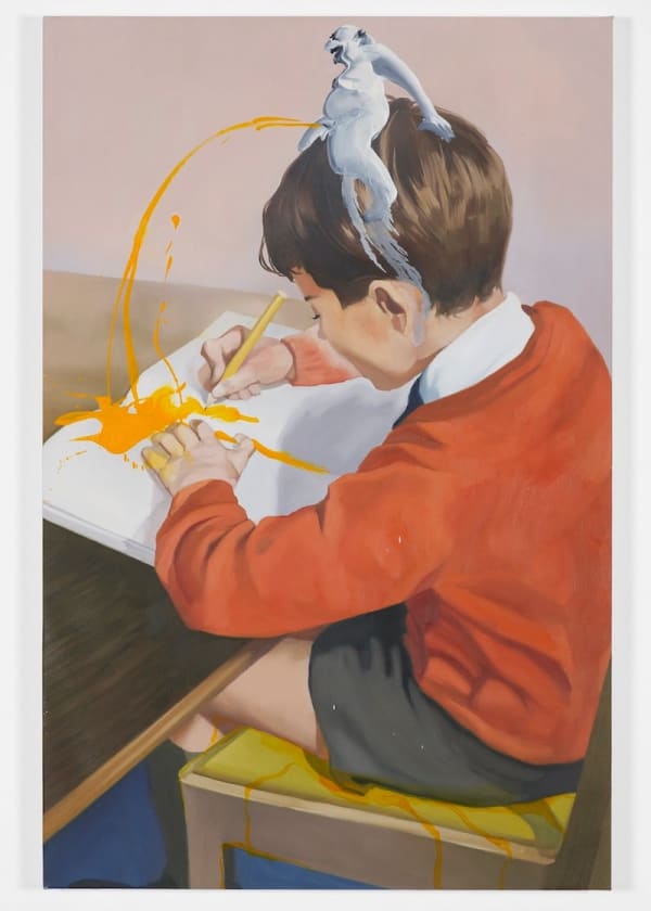 Tala Madani, The Lesson, 2014