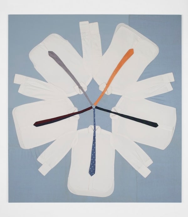 Ulla von Brandenburg, Hemden Quilt (Shirt Quilt), 2012-2014