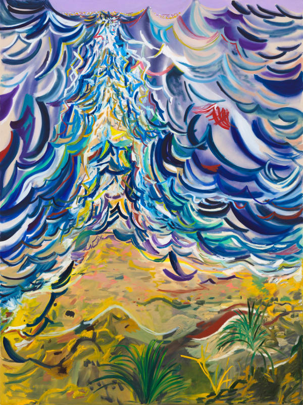 Shara Hughes, Some Seas Just Don't Mix, 2023