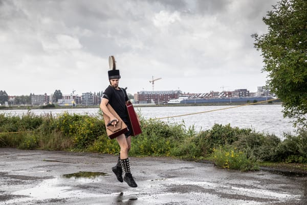 NEVİN ALADAĞ, BODY INSTRUMENTS, MUSEUM TINGUELY AHOY! , MUSEUM TINGUELY, BASEL, PERFORMANCE IN AMSTERDAM, 2021