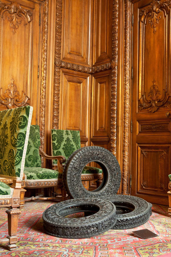 Wim Delvoye, Untitled (Car Tyres), 2010-2014