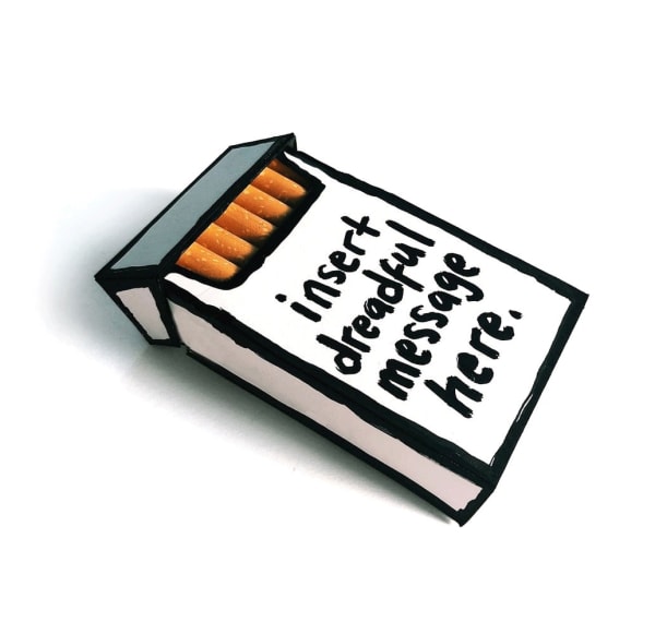 ESRA GÜLMEN, Insert dreadful message here., 2018